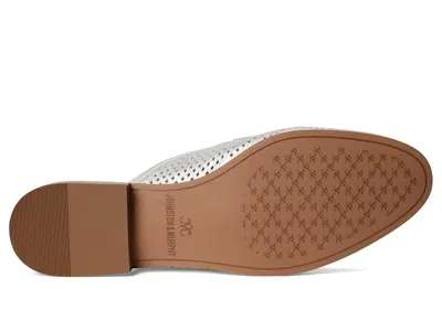 Johnston & Murphy Ali Perfed Bit Mule In Silver