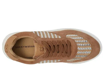 Lucky Brand Deva Woven Leather Sneaker In Multi