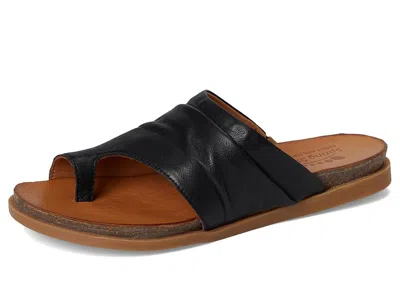 Spring Step Bates Toe Loop Sandal In Black