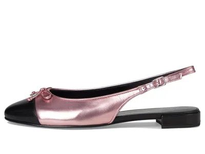 Tory Burch Cap-toe Slingback Ballet In Multi