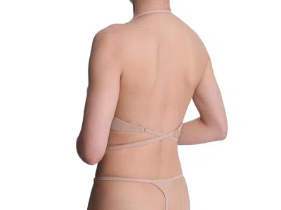 Natori Verge Adjustable String Thong Cafe In Neutral