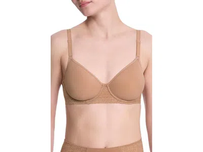 Natori Harmony Smooth Back Underwire Spacer T-shirt Bra In Brown