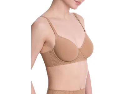 Natori Harmony Smooth Back Underwire Spacer T-shirt Bra In Brown