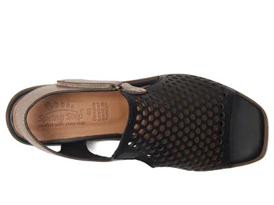 Spring Step Gosset Sandal In Black