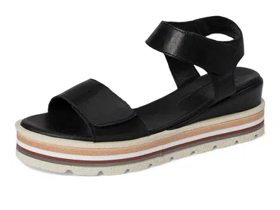 Spring Step Hileman Platform Sandal In Black