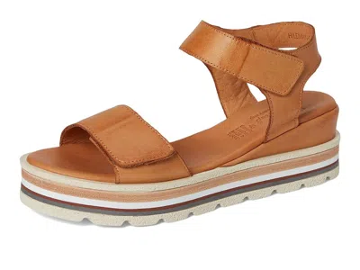 Spring Step Hileman Platform Sandal In Brown