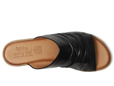 Spring Step Jaleel Slide Sandal In Black