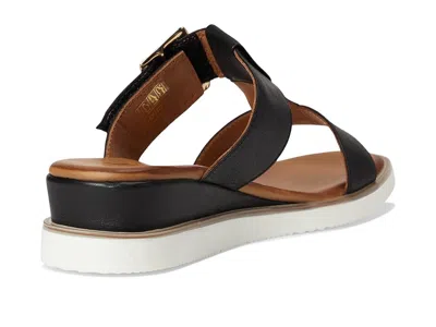 Spring Step Seaport Slide Sandal In Black