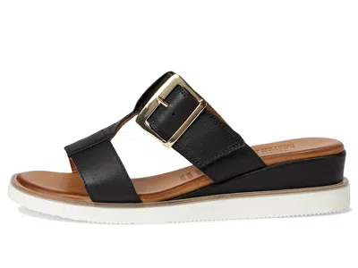 Spring Step Seaport Slide Sandal In Black