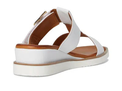 Spring Step Seaport Slide Sandal In White