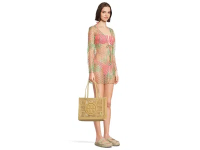 Becca Mirage Fishnet Tunic In Multi