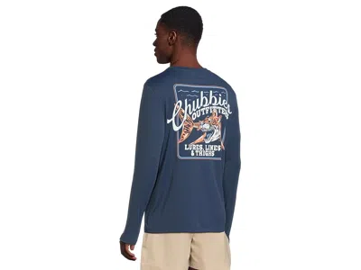 Chubbies The Surf Skin (sun Crewneck) In Blue