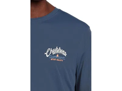 Chubbies The Surf Skin (sun Crewneck) In Blue