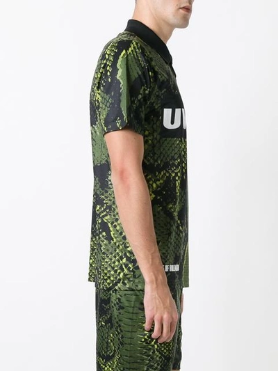 Shop House Of Holland X Umbro Snakeskin Print T In Black