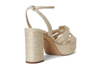 Sam Edelman Janelle Ankle Strap Platform Sandal In Gold