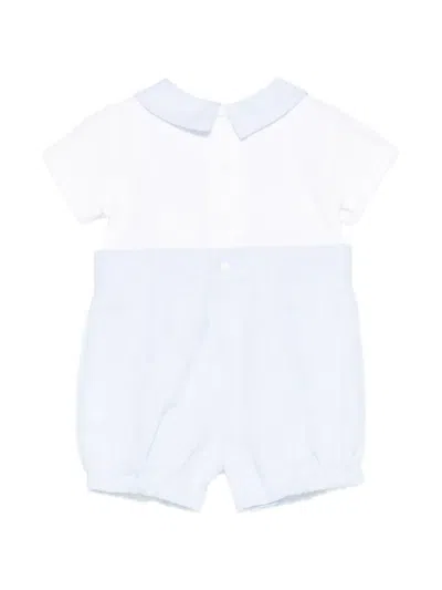 Patachou Collared Rompers In White