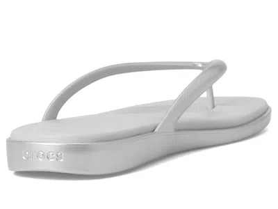 Crocs Flip Flop In Silver