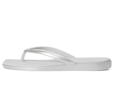 Crocs Flip Flop In Silver