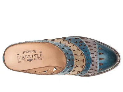 L'artiste By Spring Step Fantasee Mule In Blue
