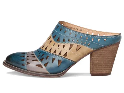 L'artiste By Spring Step Fantasee Mule In Blue