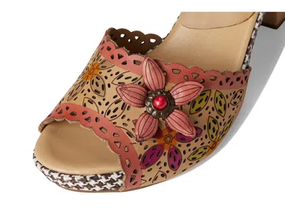 L'artiste By Spring Step Wildcat Ankle Strap Sandal In Neutral