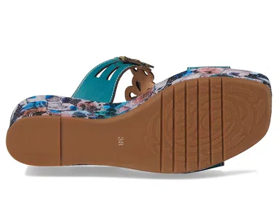 L'artiste By Spring Step Caprice Wedge Sandal In Multi