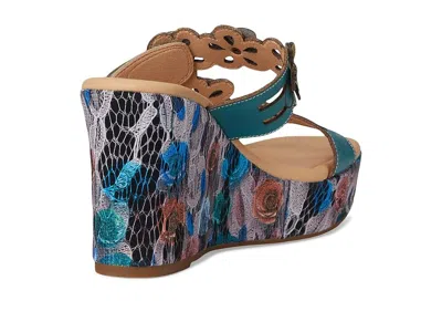 L'artiste By Spring Step Caprice Wedge Sandal In Multi