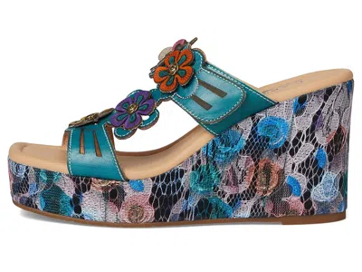 L'artiste By Spring Step Caprice Wedge Sandal In Multi