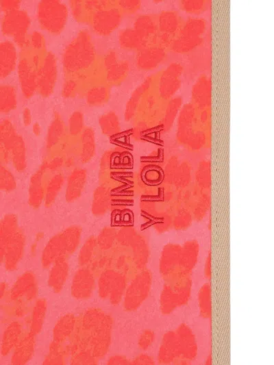 Bimba Y Lola Leopard Computer Case In Pink