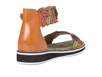 L'artiste By Spring Step Cruzer Ankle Strap Sandal In Multi