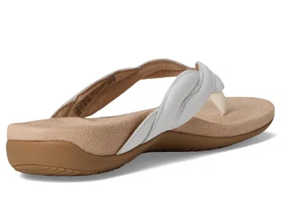 Vionic Bella Braid Thong Sandals In White