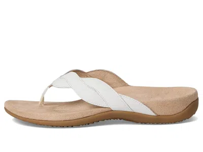 Vionic Bella Braid Thong Sandals In White