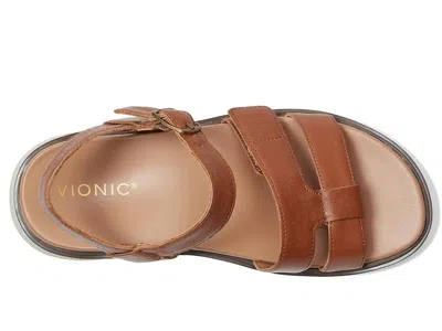 Vionic Solana Slingback Sandals In Brown