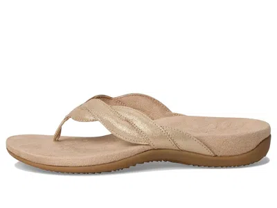 Vionic Bella Braid Thong Sandals In Gold