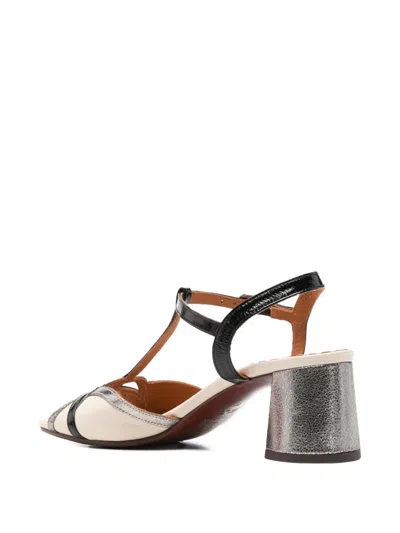 Chie Mihara Leather Pumps In Silver