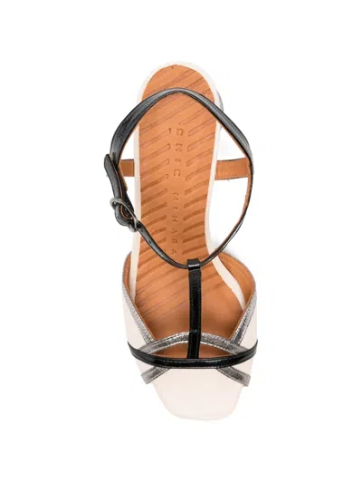 Chie Mihara Leather Pumps In Silver