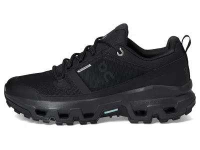 On Cloudrock Low Wp Sneakers In Black