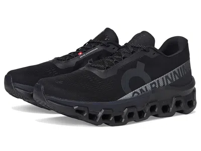 On Cloudmster 2 Rubber-trimmed Mesh Running Sneakers In Black