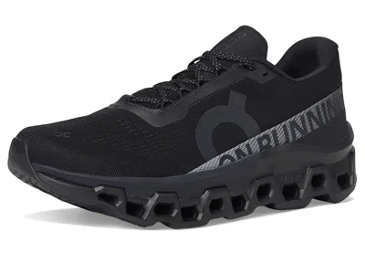 On Cloudmster 2 Rubber-trimmed Mesh Running Sneakers In Black