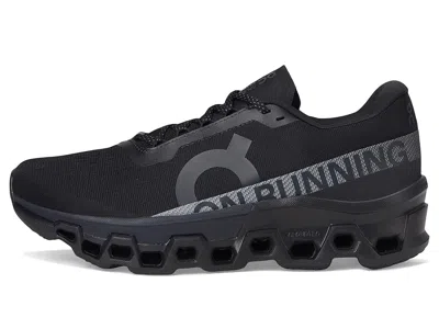 On Cloudmster 2 Rubber-trimmed Mesh Running Sneakers In Black