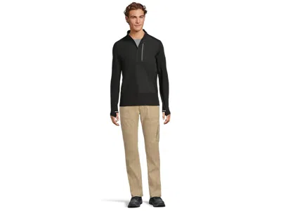 Smartwool Active Fleece Wind 1/2 Zip In Black