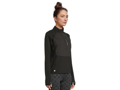 Smartwool Active Fleece Wind 1/2 Zip In Black