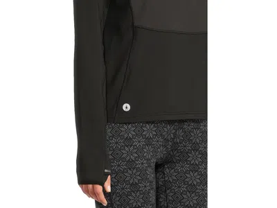 Smartwool Active Fleece Wind 1/2 Zip In Black