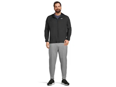 Brooks Canopy Packable Jacket In Black