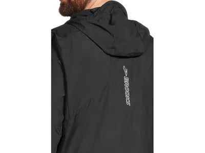Brooks Canopy Packable Jacket In Black