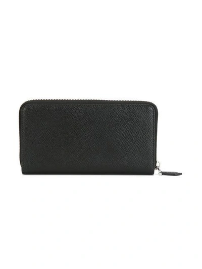 Shop Givenchy Paris Continental Wallet In Black