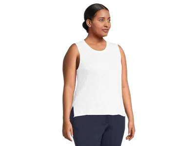 Mod-o-doc Hi-lo Shell Sweater In White