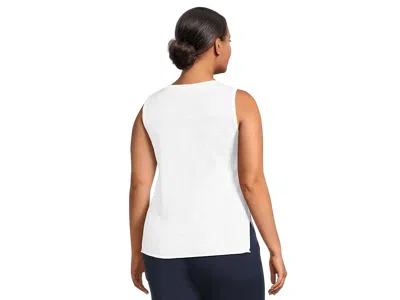 Mod-o-doc Hi-lo Shell Sweater In White