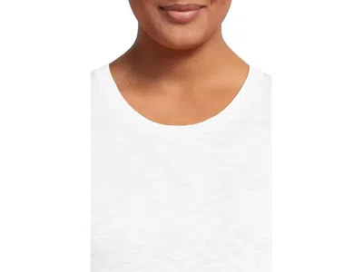 Mod-o-doc Hi-lo Shell Sweater In White