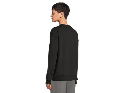 The North Face Evolution Embroidered Oversized Crew In Black